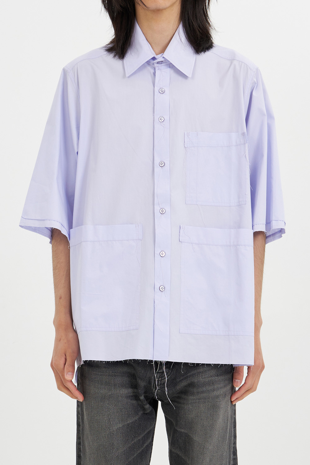 Boxy Shirt SS_Lilac