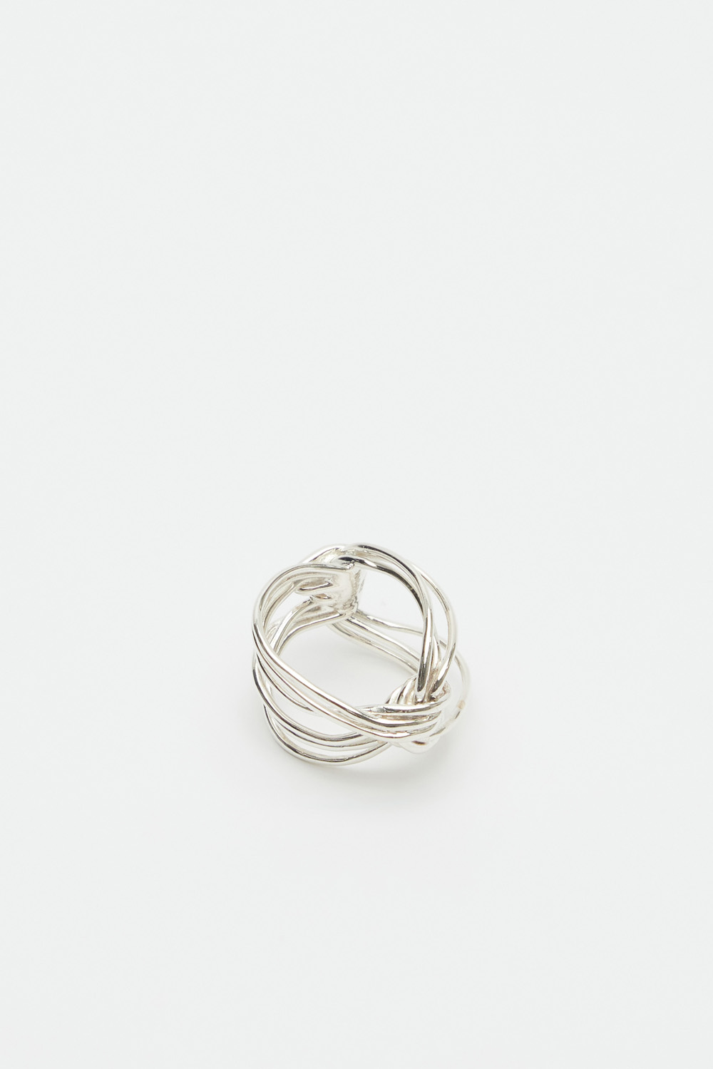 Three Line Knots Ring_Silver