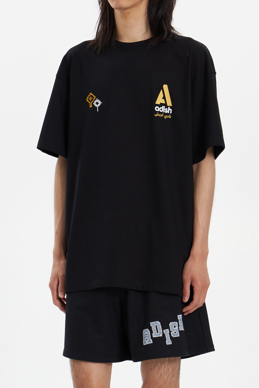 Adish Nadi Lel-Tennis Short Sleeve T-Shirt_Black
