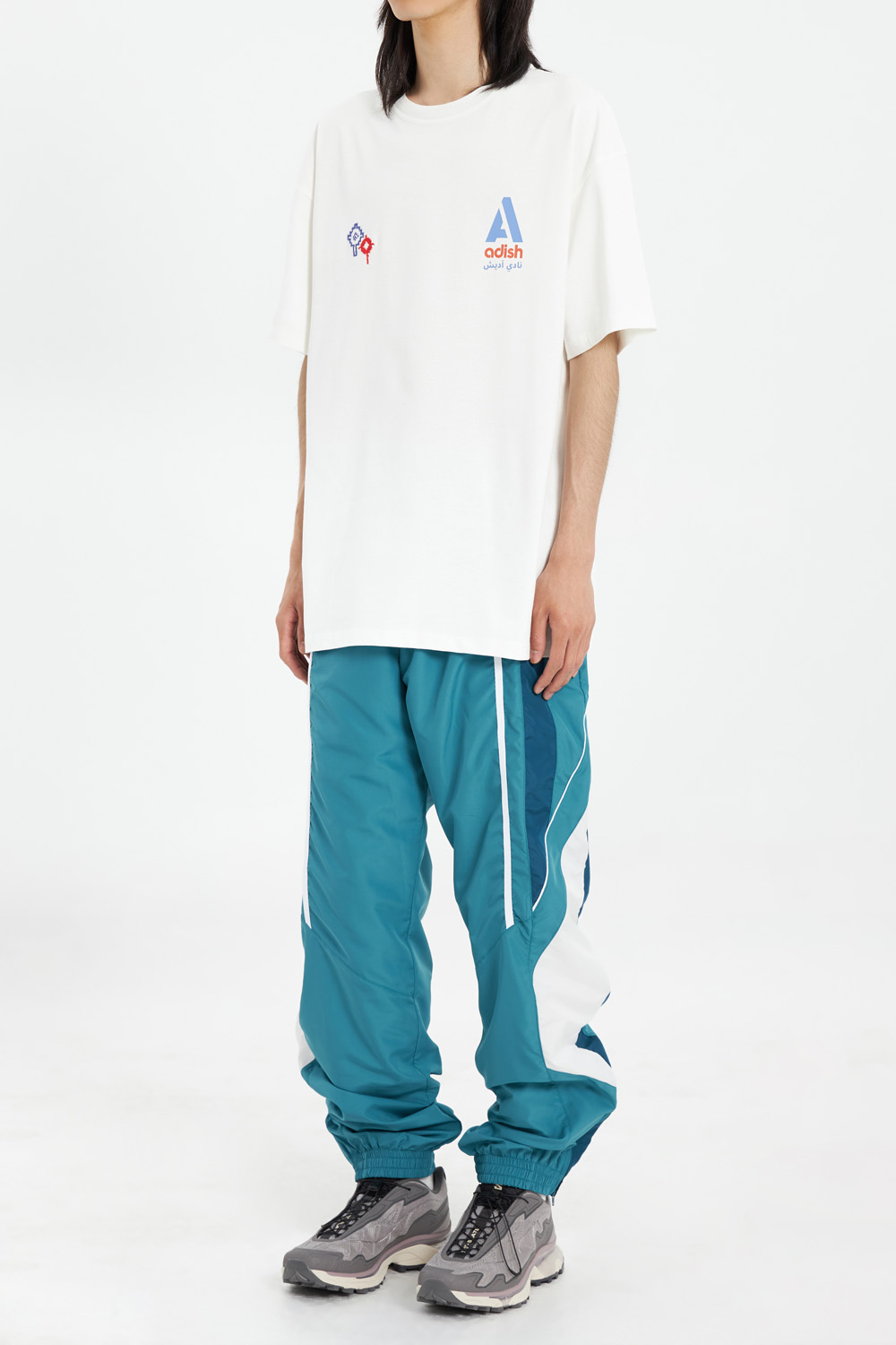 Panelled Trackpant_Green